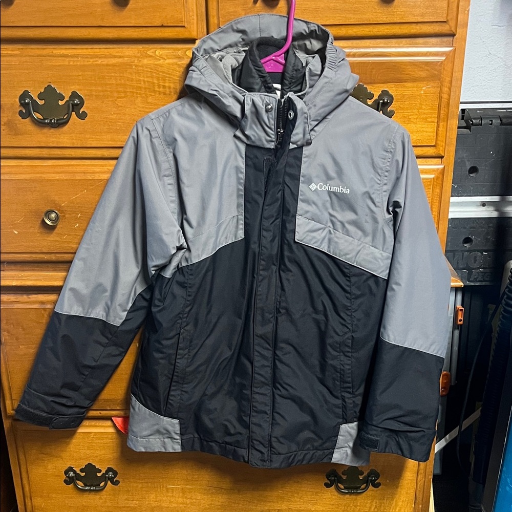 2 in 1 Columbia Kids' Winter Coat with Inside Fleece Jacket